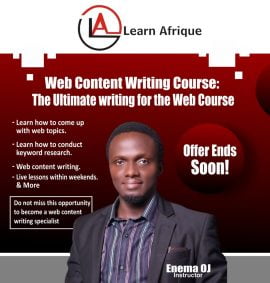 web content writing course